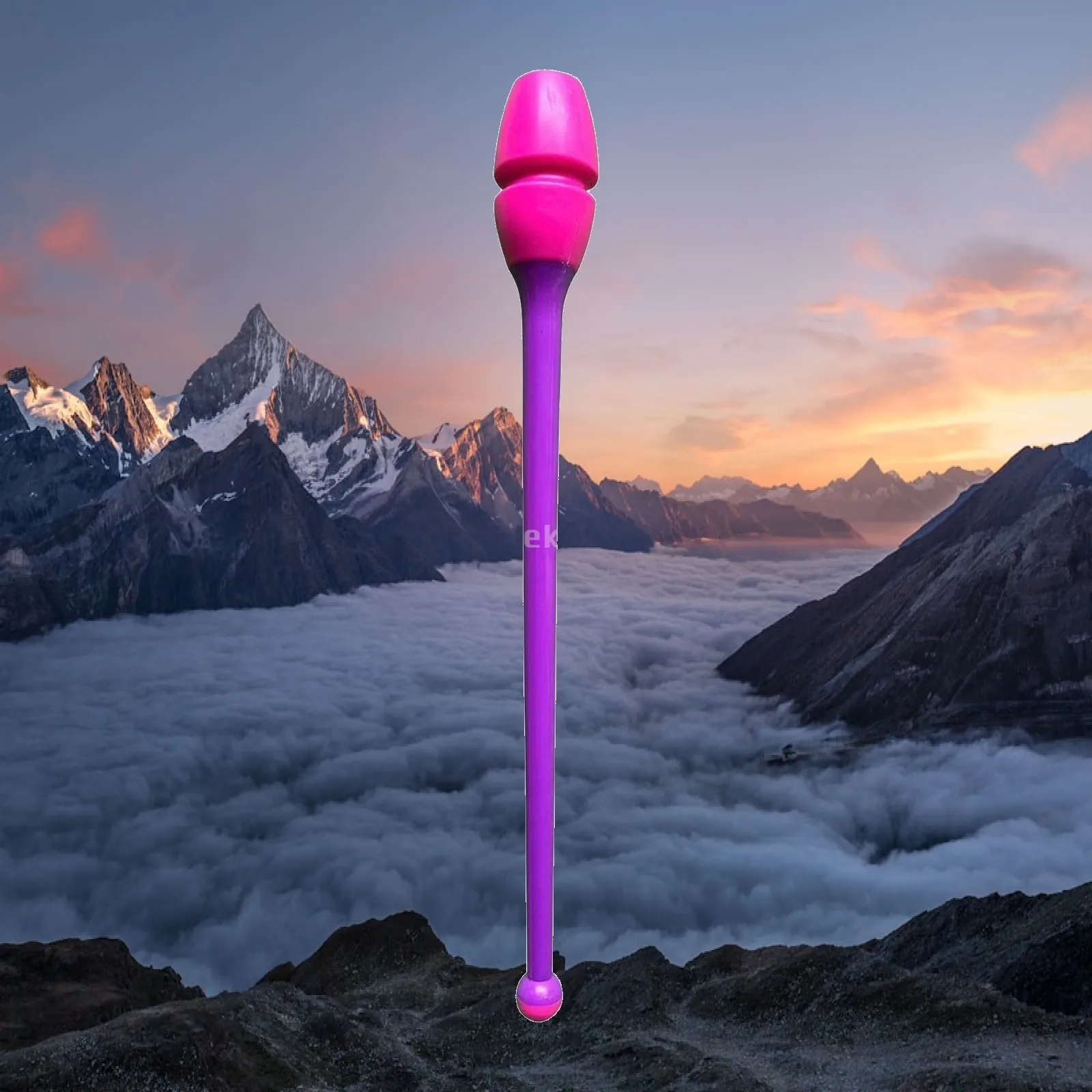 Durable Gymnastics Practice Baton for Rhythmic Sport Training Lightweight ABS Club for Gymnast Accessories and Fitness Workout