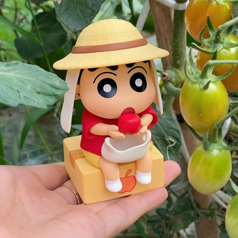 

Authentic Crayon Shin-Chan Summer Playtime Series Mystery Box Blind Box Figurine Collectible Decoration Toy Kids Surprise Gift