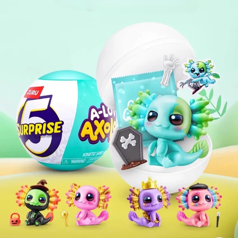 Zurue Mini Marken Überraschung Ball Salamander Baby Serie Blind Box Spielzeug Mini Figur Geheimnis Modell Nette Puppe Sammlung Kinder Geschenke