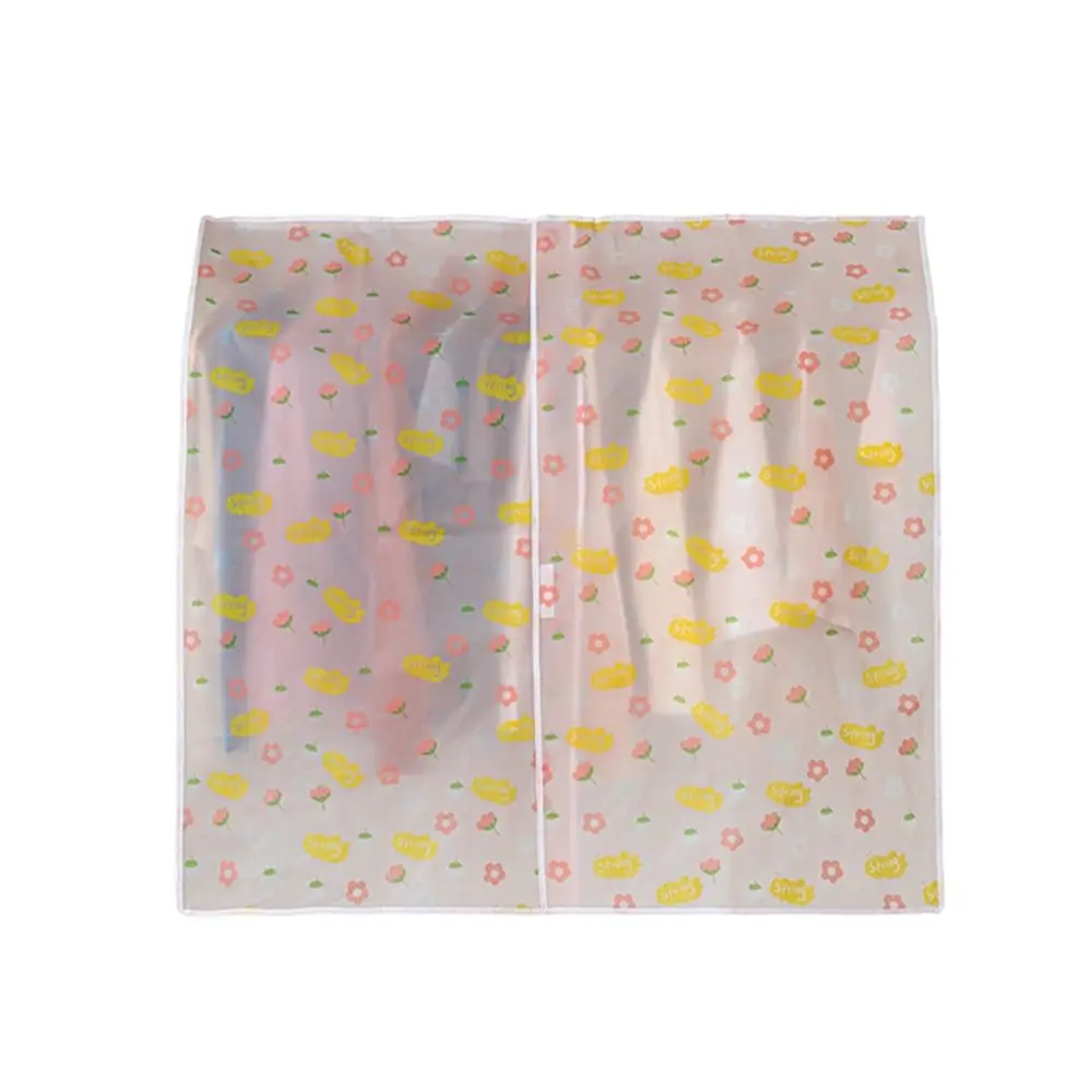 

Transparent Dustproof Waterproof Lace Hanging Large Garment Bag Clothes Dust Cover Clothes Protector Storage Bag