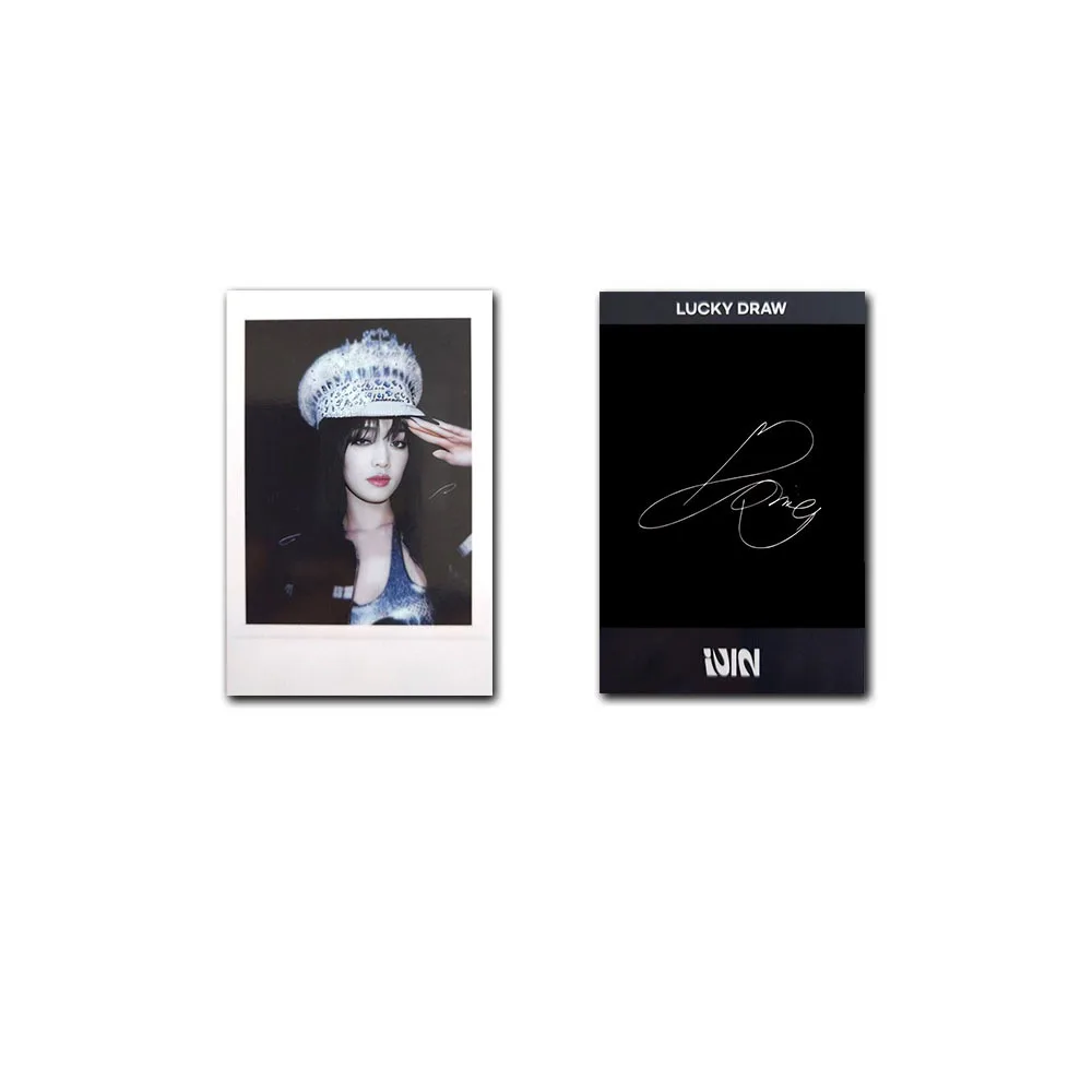 KPOP Super Lady Holograma Foto Cartão, Laser Pequeno Álbum, YUQI Fams Gift, Cartão Postal Lembrança, 2nd, D-E, 5Pcs, Conjunto