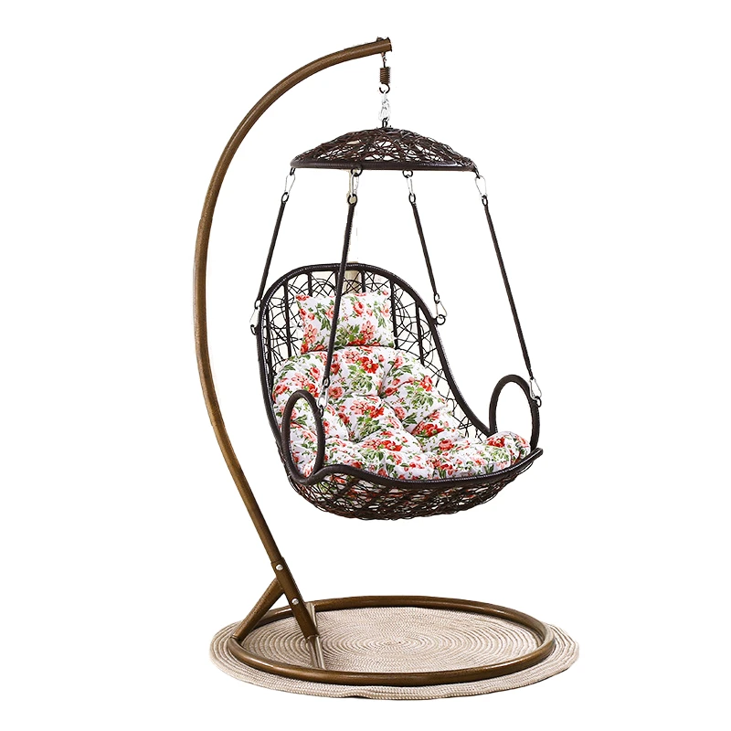 

Стул-гамак, домашний гамак с подставкой, балконное кресло-качалка для детей и взрослых, плетеное кресло-качалка из ротанга для спальни