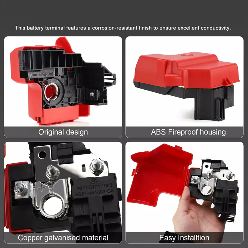 

P-Premium-Car Battery Cable Terminal End Circuit Breaker DA8Z-14526-A For Ford Explorer Police Taurus 2011-2019 BB5Z-14526-AA