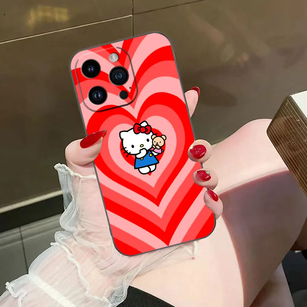 Hello Kitty Kuromi Pachacco Phone Case For iphone Apple 15 14 13 12 11 Pro XS Max Mini X SE 2020 2022 8 7 6 6S Plus Case Funda