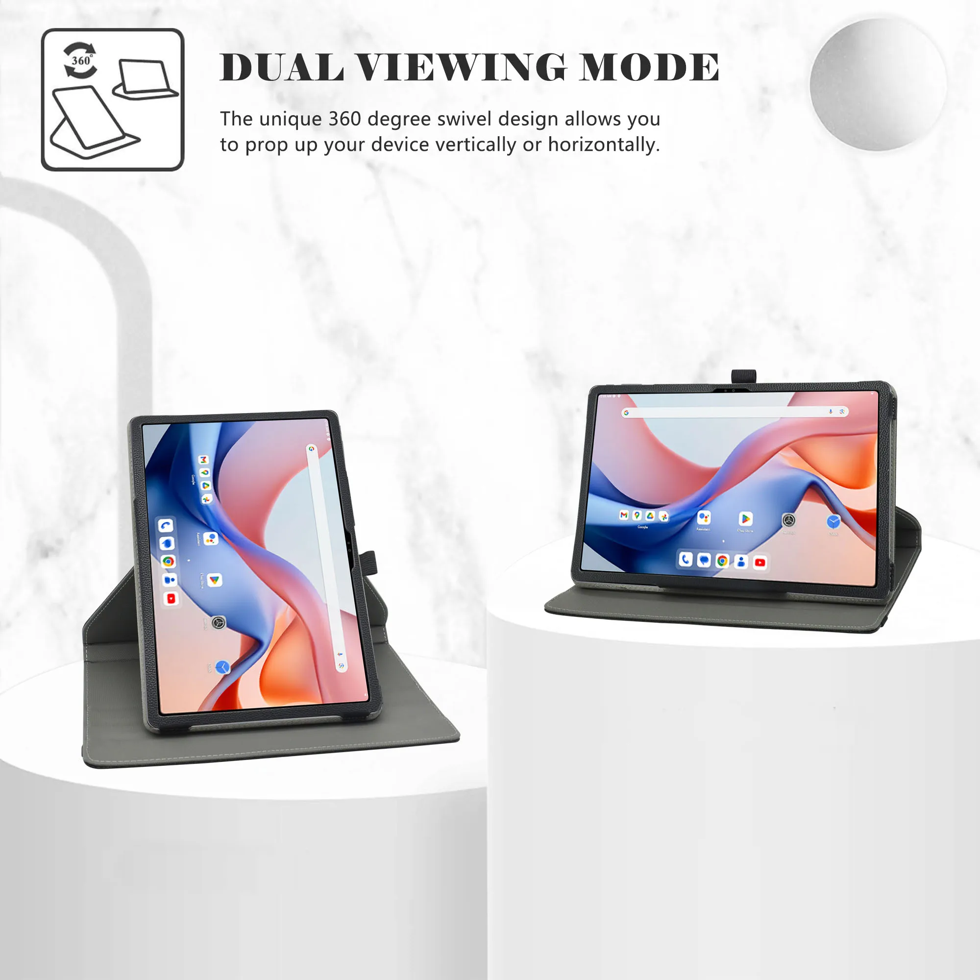 360 Degree Rotary Rotating PU Leather Cover for 11