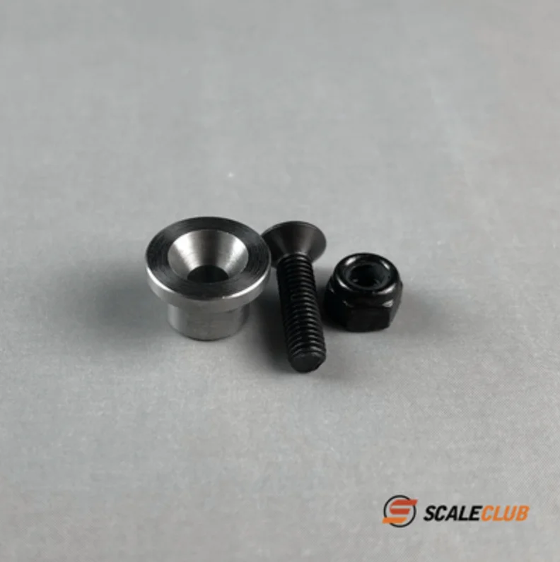 Scaleclub Removable Grinding Disc with Base Set 1/14 For Tamiya  Lesu For Scania Man Actros Volvo Car Parts Rc Truck Trailer