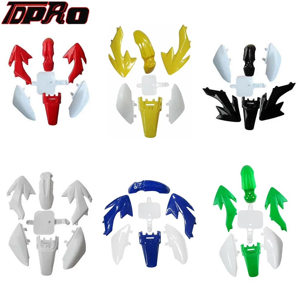 

TDPRO For CRF50 XR50 50cc-160cc SDG SSR Pit Dirt Bike New Plastic Full Fairing Body Cover Motorcycle Fender Mudguards Kit
