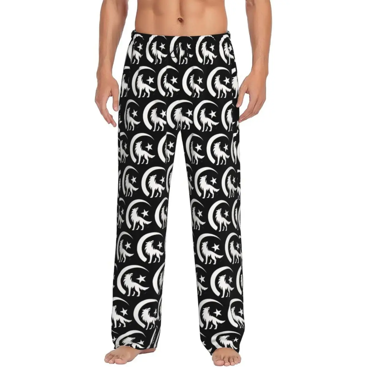 

Пижамные штаны с логотипом Bozkurt Song на заказ, мужская одежда для сна, штаны для сна с карманами