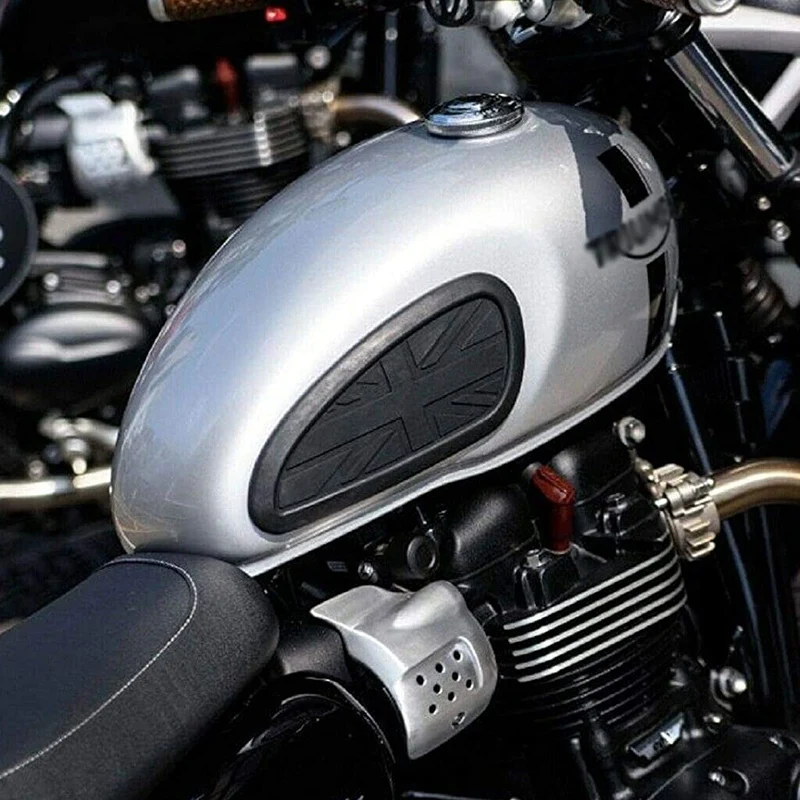 Protecteur de Tampon Précieux de Moto Rétro Universel, Autocollant Précieux de Carburant pour Triumph Bonneville T100/T120