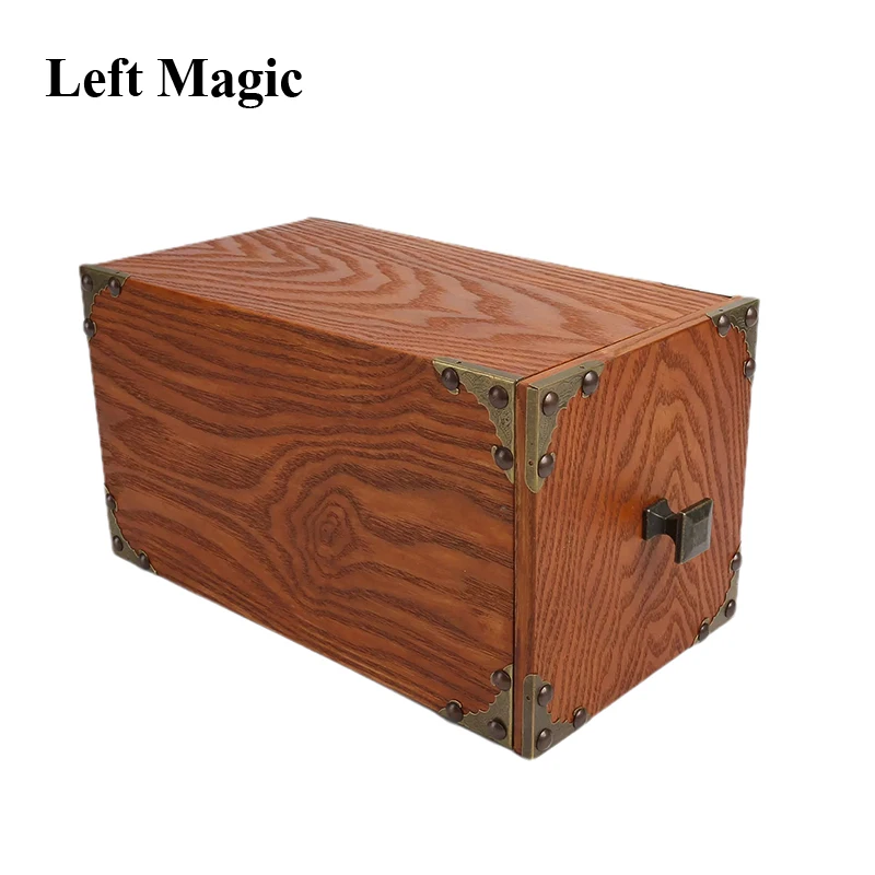 Wooden Drawer Box (28cm*15cm*15cm) Magic Tricks Production Box Appear Vanish Magia Magician Stage Illusions Gimmick Mental Props