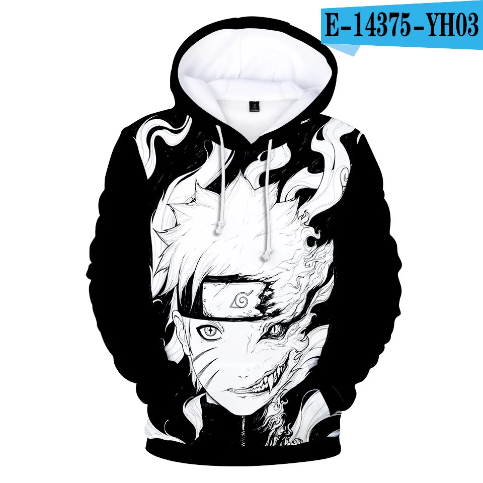 

New Naruto Character Suit 3D Digital Color Printed Hoodie, Sports And Leisure Pullover Hooded Sweatshirt For Men And Women