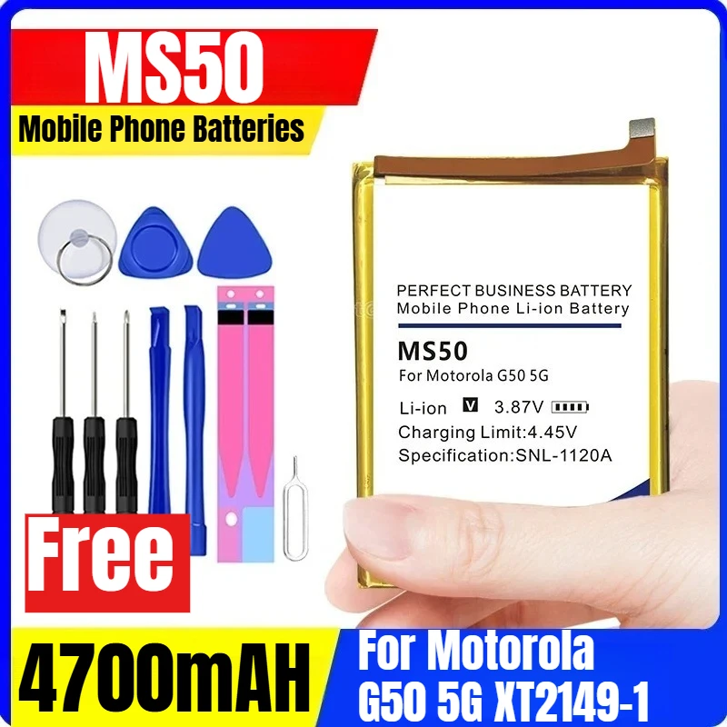 

4700mAH MS50 Mobile Phone Batteries for Motorola G50 5G XT2149-1