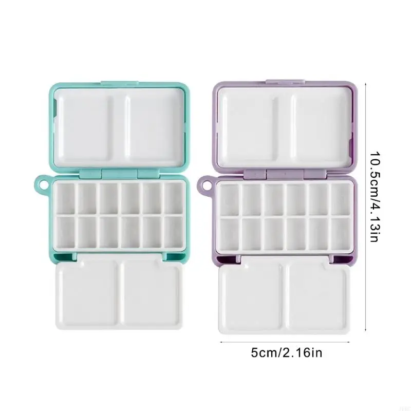 J6BC Portable ألوان مائية لوحة لوحة الطلاء صينية خلط لفنان طالب ألوان مائية للزيوت الأكريليكات #6