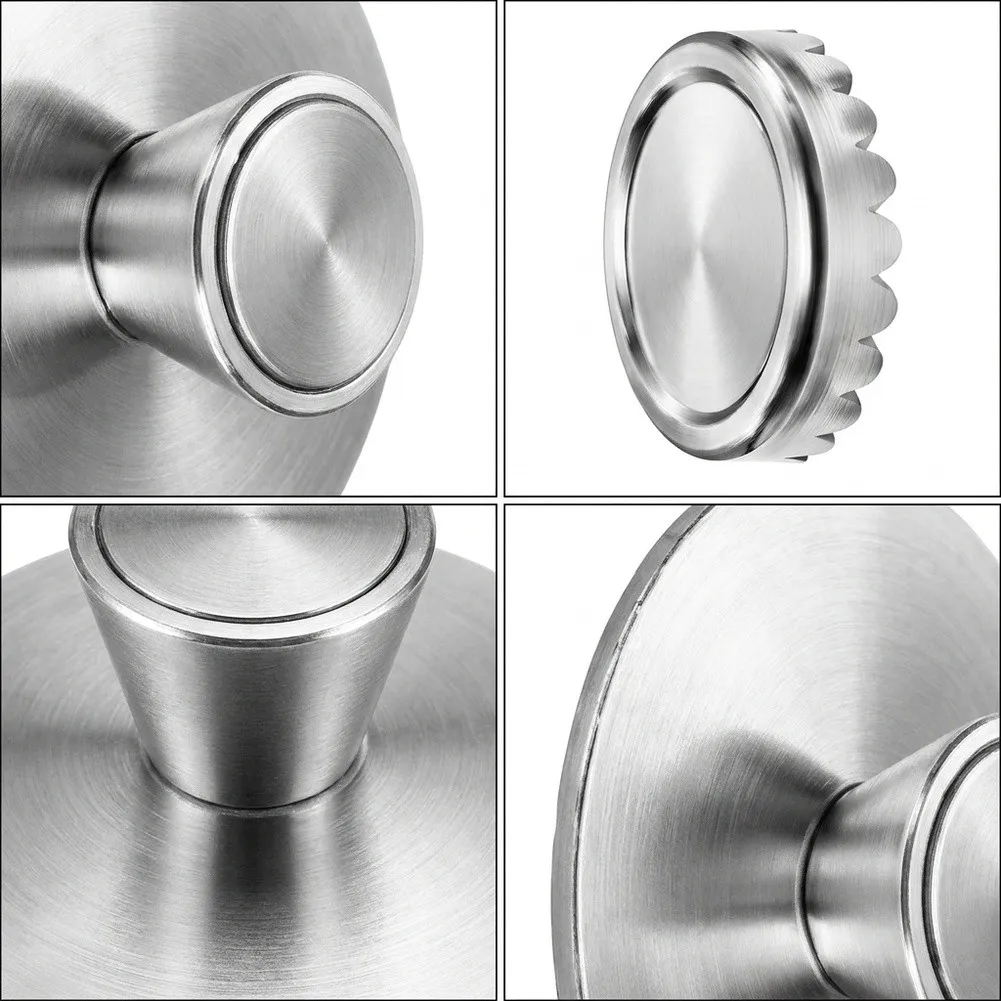 Wall Mounted Magnetic Soap Holder Stainless Steel for Bathroom Shower Sink Bathtub and Kitchen with Drainage Design