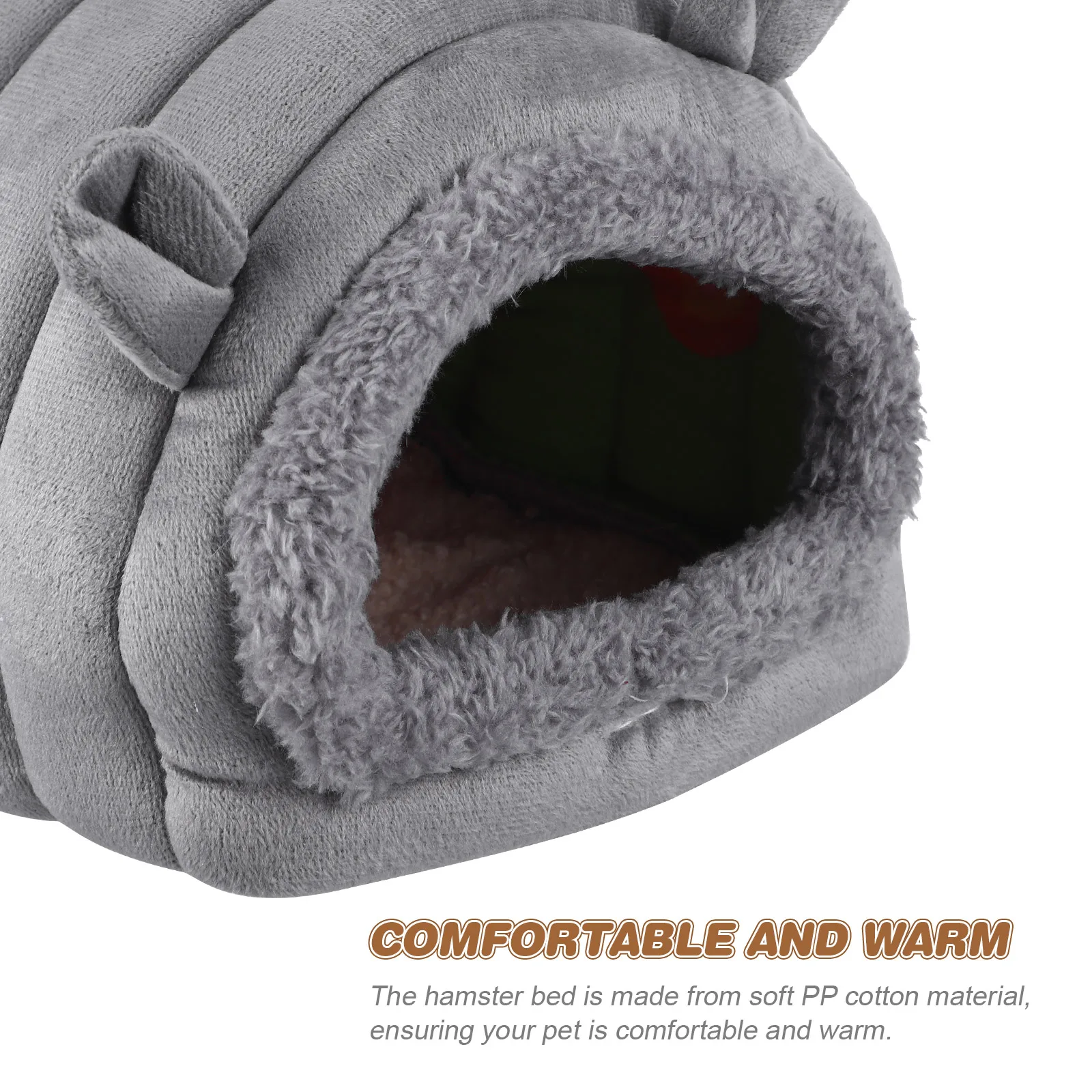 

Cute Hamster Hut Comfortable Warm Small Animal Nest Rest Sleep Play Hamster Bedding Guinea Pig Bed Chinchilla Accessory