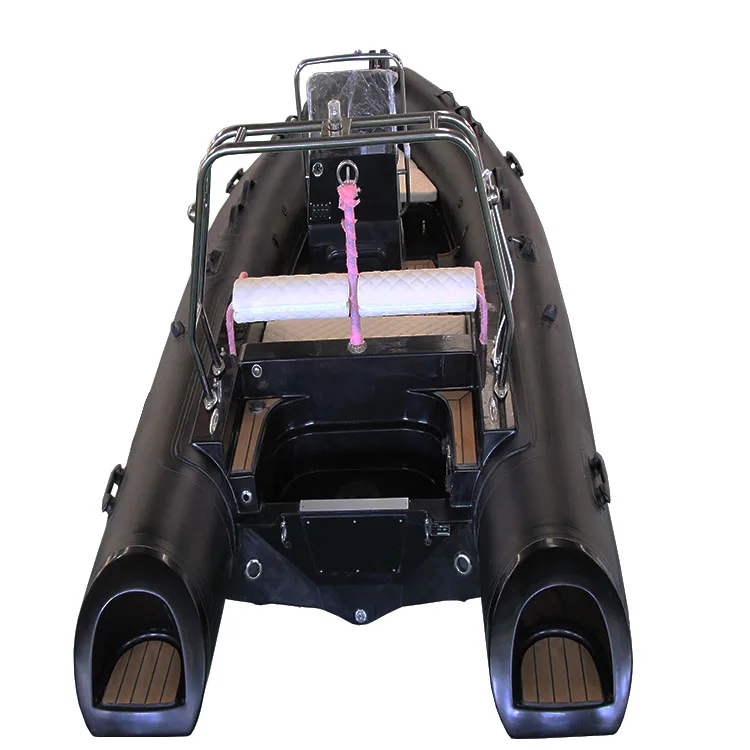 Family-Friendly 430 Fiberglass Rib Inflatable Boat 1.2mm Thickness Electric Fishing Entertainment Drifting Rib Boat Water Sports