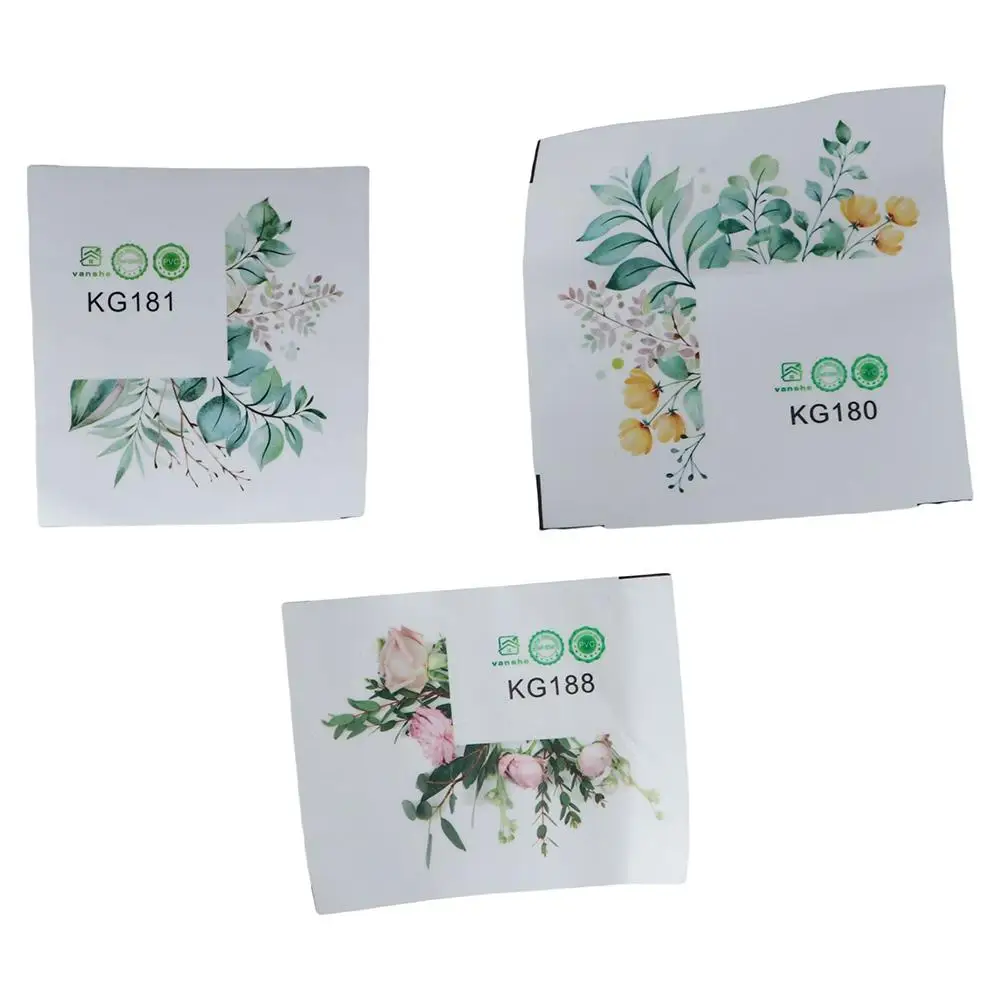Waterproof INS Style Wall Sticker PVC Green Leaf Fresh Switch Sticker Plant Decal Home Decor Sticker Gifts