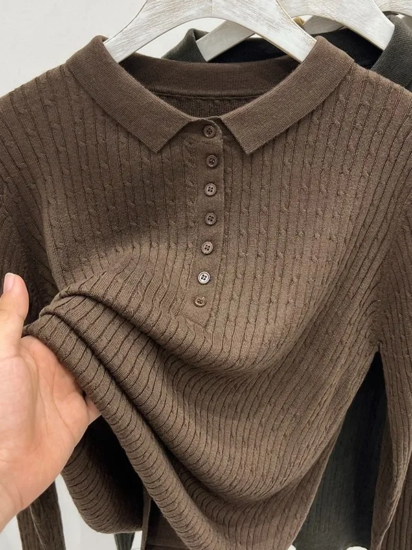 

Outlet Store Женский вязаный свитер Long Sve Wool irt Внутренняя одежда Casual Sle Regular Fit Medium Softn Goat Cas...