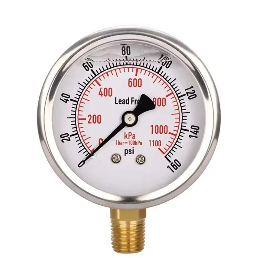 Test Manometer Air Test Pressure Gauge for Oilfield