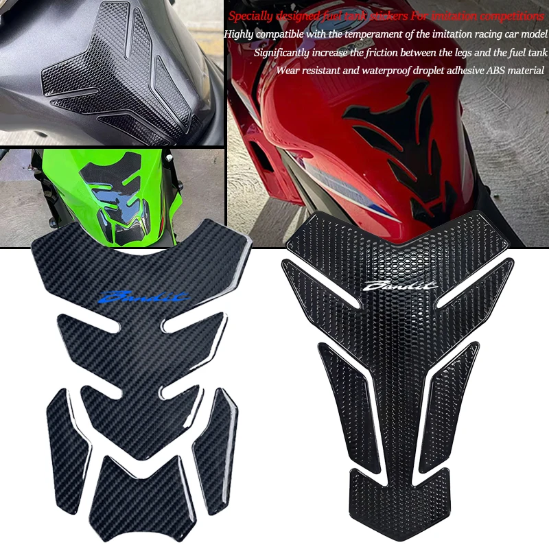 Motorcycle Sticker Tank Pad Protector Tankpad Decal Fit For Bandit 600 1200 650 1250 400 250 GSF GSF1200 GSF650 GSF600