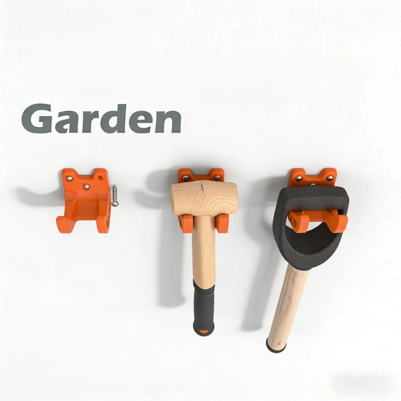 Home Garden Tool Hanger Multi-Functional Manual Trimming Tool Storage Rack Gardening Tool Organizer Special Bracket