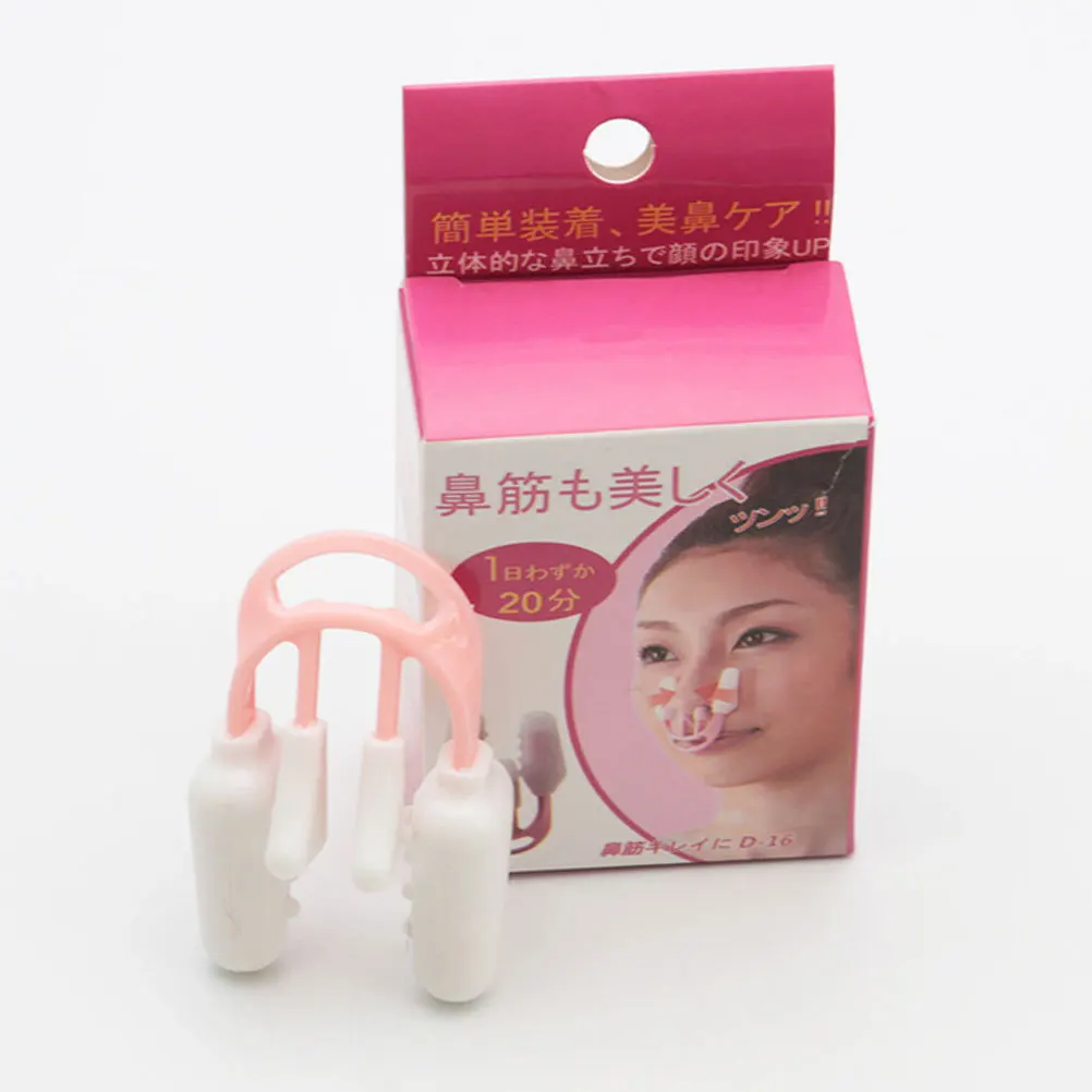 Nose Shaping Lifting Clip Straightener Corrector Beauty Tool for Women Girls Ladies White Long Lasting Use Nose Up Clip