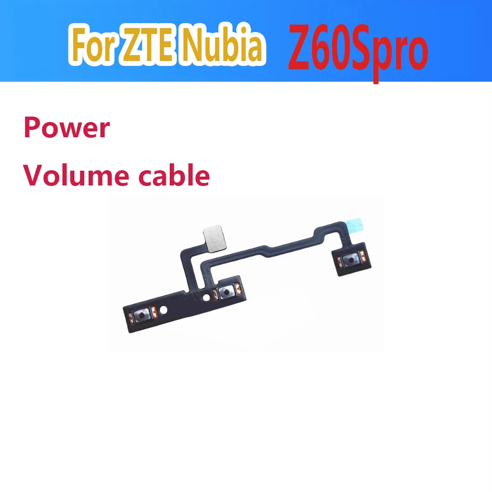 

For ZTE Nubia Z30Pro Z40Pro Z50S Z60S Pro Z60 Z70 Ultra Power ON OFF Switch Volume Side Button Key Flex Cable Z60spro Replacemen