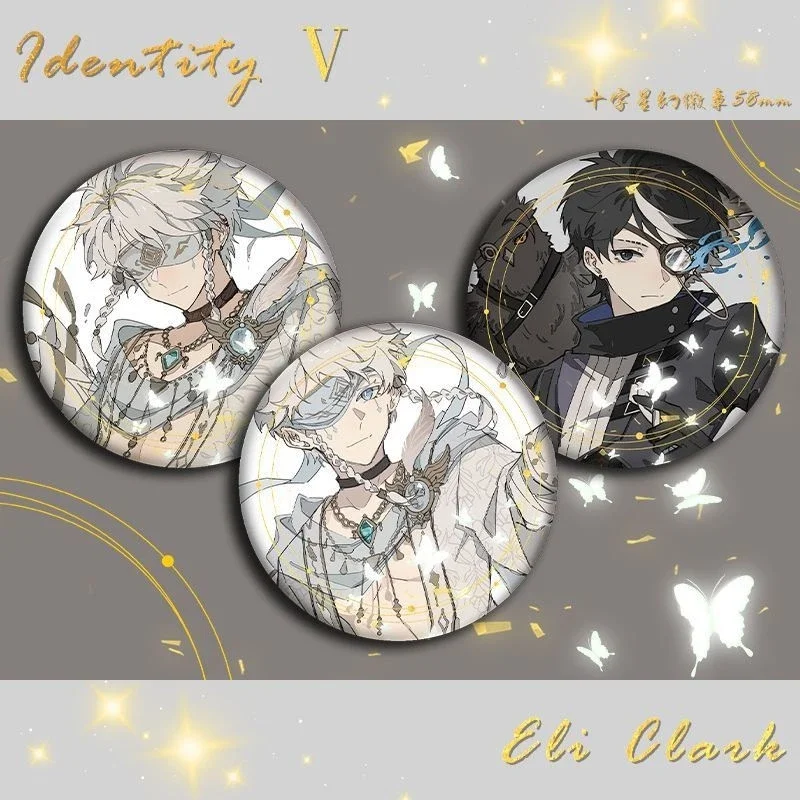 Anime Identity Ⅴ Eli Clark Cosplay Move With The Wind Badge Ambitus Laser Game Gift