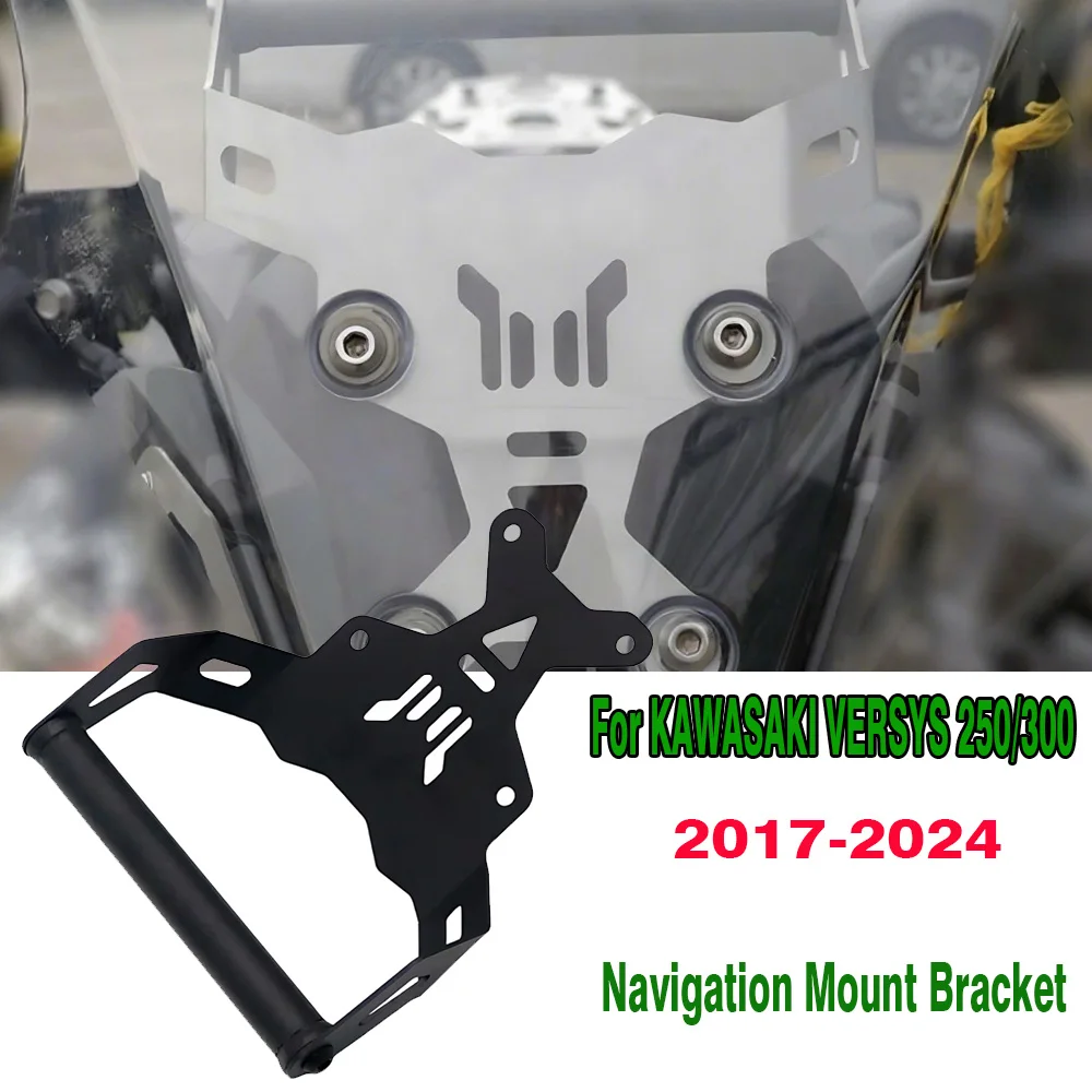

Мотоциклетный GPS-навигатор, удлинитель руля для Kawasaki Versys 250/300 2017-2024, крепление для телефона, совместимое с диаметром 7/8 дюйма