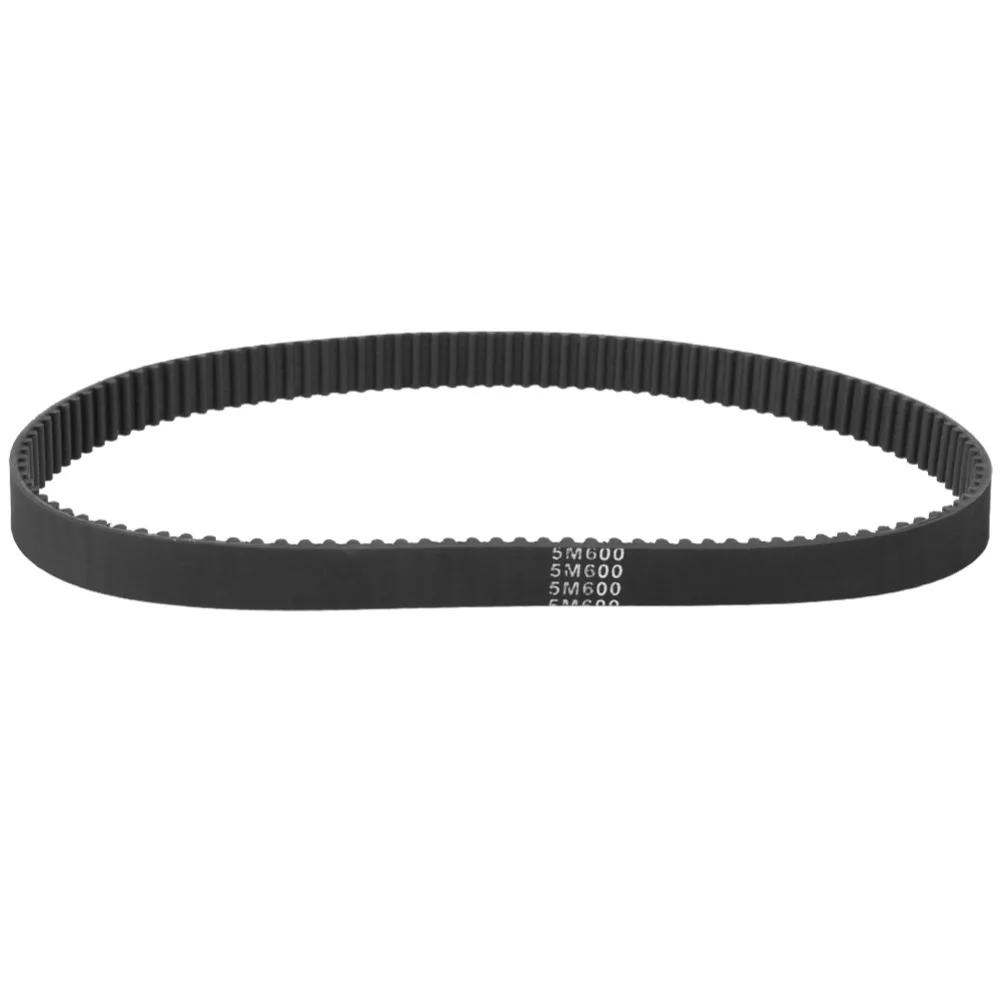 Durable 5M-600-15 Synchronous Belt Rubber Black Timing Belt High Performance Electric Bicycle Belt Small Scooter