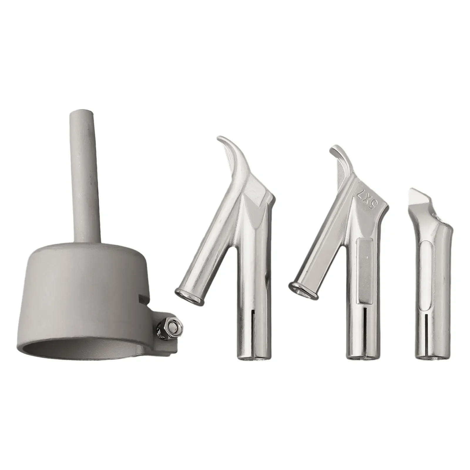 4Pcs Speed Welding Nozzle Titanium Alloy Standard/Round/Triangular 5mm Soldered Joint For Vinyl PVC Plastic Hot Air Soldering