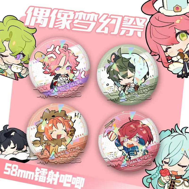 2025 NEW Ensemble Stars Hibiki Wataru Sakuma Ritsu Pocket Brooch Clothing BagLapel Pin Souvenir Soft Button Decorative HatBadge