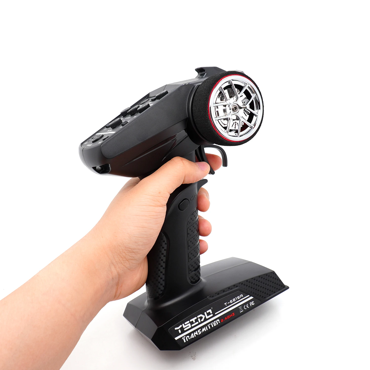 YSIDO 7CH/5CH 2.4G Remote Control Digital Radio Transmitter Controller with Metal Gyro Receiver Kit For RC Boat RC Car Parts