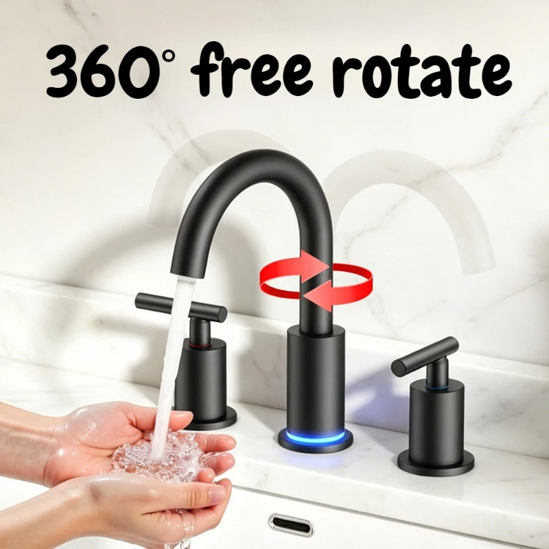 Wear Resistant Basin Faucets Durable Bathroom Faucet Wrench Dual Purpose Bathroom Accessories Easy Cleaning Washer Mixer Home