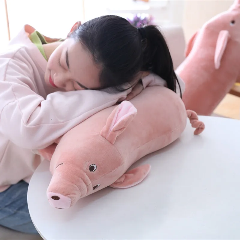 1szt 25cm Realistyczna Śliczna Kreskówka Świnia Pluszowa Zabawka Wypchana Miękka Lalka Świnia na Prezent Urodzinowy Zabawka Kawaii Prezent dla Dziewczynek
