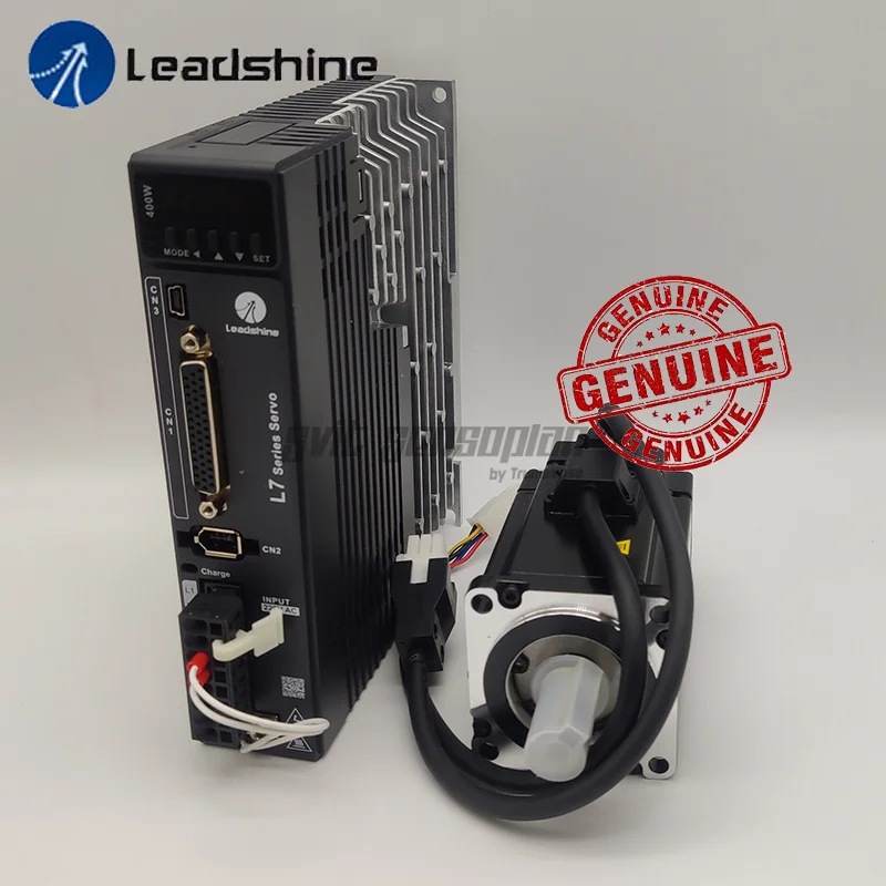 Imagem -03 - Genuíno Leadshine 400w L7400 ac Servo Motor Drive e Leadshine ac Servo Motor Acm6004m2h63-d-ss com Cabos Completos 100