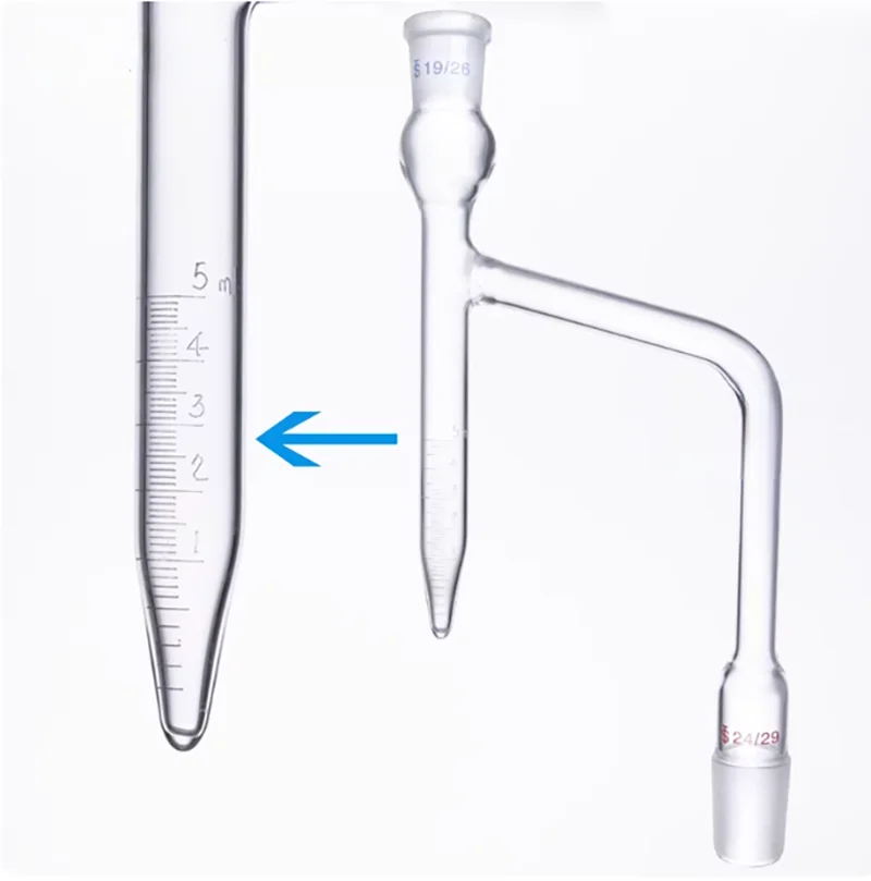 Moisture meter receiving tube 10ml toluene method moisture meter 500ml moisture measuring device moisture meter 0.3ml5ml