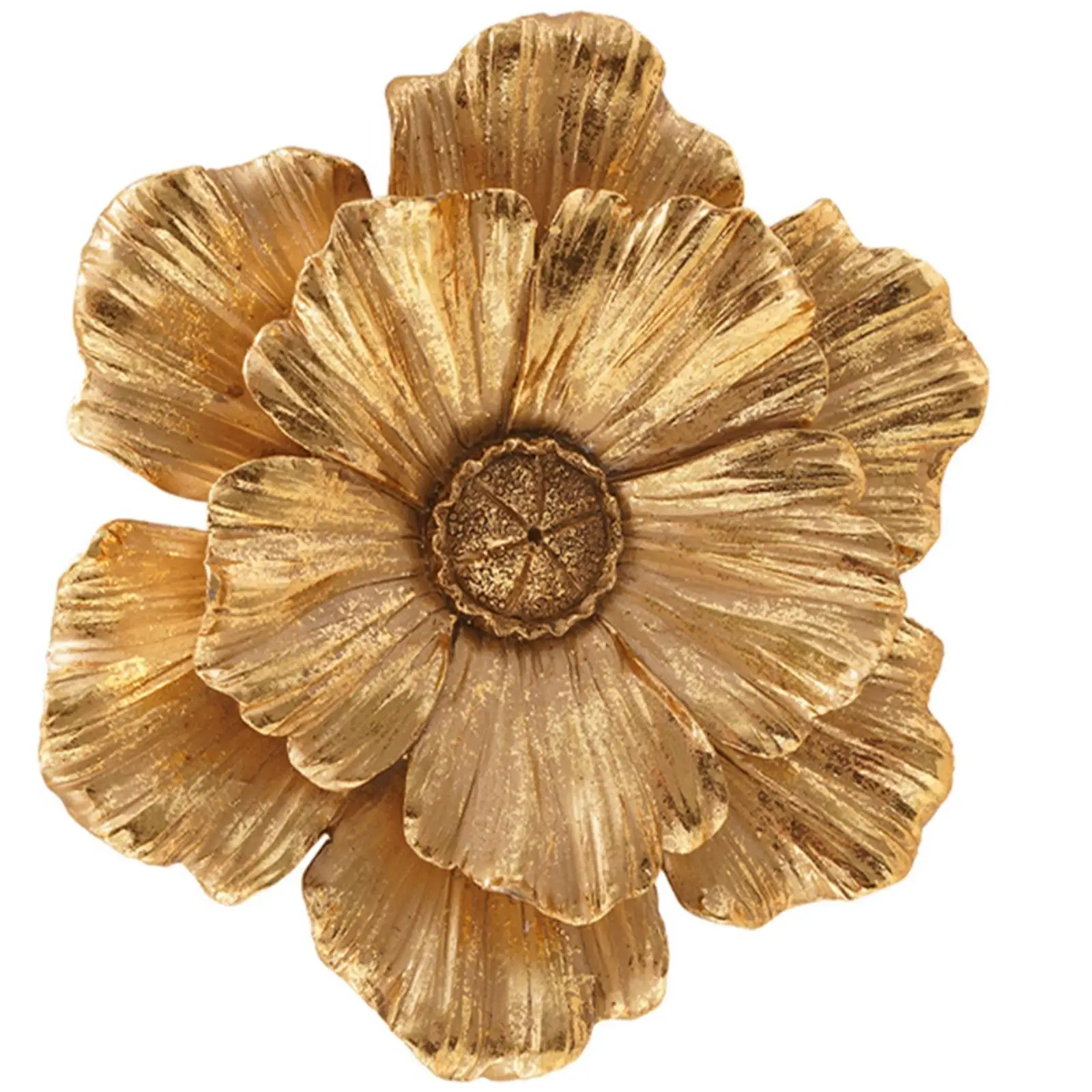 3D Flower Wall Decorative Panel Resin Relief Wall Art Decoration Modern Interior Wall Decor for Apartment and Bedroom