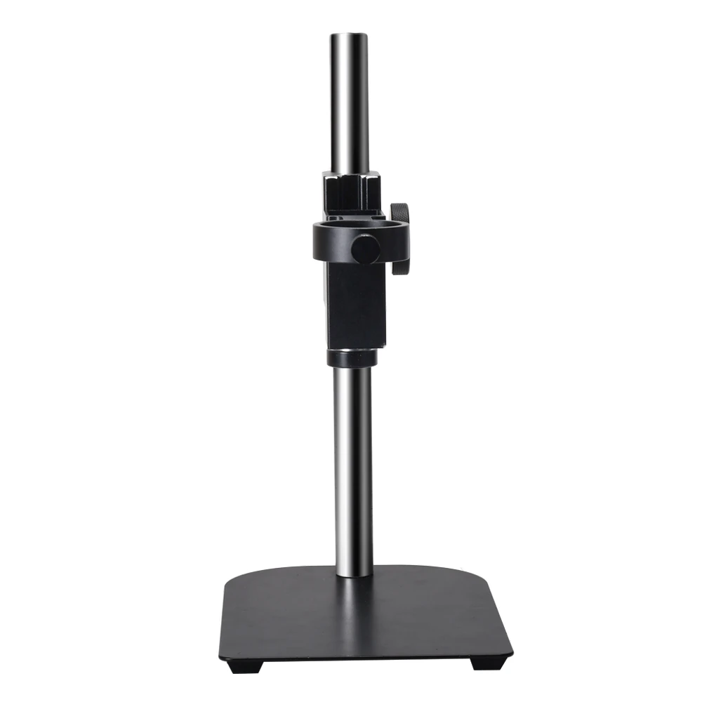 HAYEAR Standard Aluminum Alloy Microscope Stand 50mm Holder Bracket Tripod Foothold Table Frame for Microscope Repair Soldering