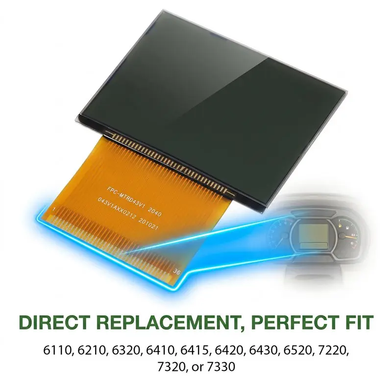A67K-LCD Display For Massey Ferguson Tractors Instrument Cluster Screen Repair Replacement