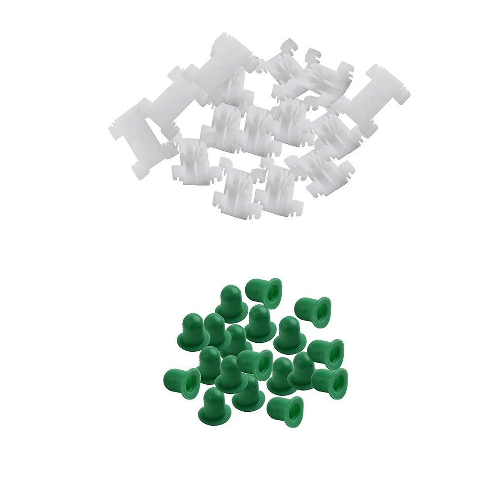 20pcs Moulding Clip Nylon Retainer With Rubber Boot 51138166675 For BMW E38 E39 ForReplaces 71717421 For Auveco