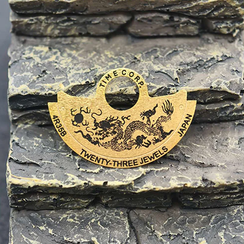 NH35 Movement Chinese Dragon Hammer Rotor Patch Fits 7S26 7S36 NH34 NH35 NH36 NH38 NH39 4R 6R Movement SKX007 Watch Refit Parts