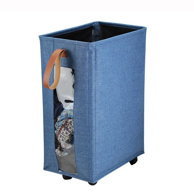 

Laundry Basket Space Saving Laundry Hamper With Wheels Foldable Waterproof Sorter And Organizer Dirty Clothes Home Corner Bin