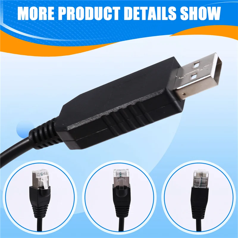 Baru! !FTDI FT232RL Chip USB Ke Kabel RJ45 RS485 Port Seri Delta IFD6500 Kabel Peningkatan Data Kabel Antarmuka Komunikasi A