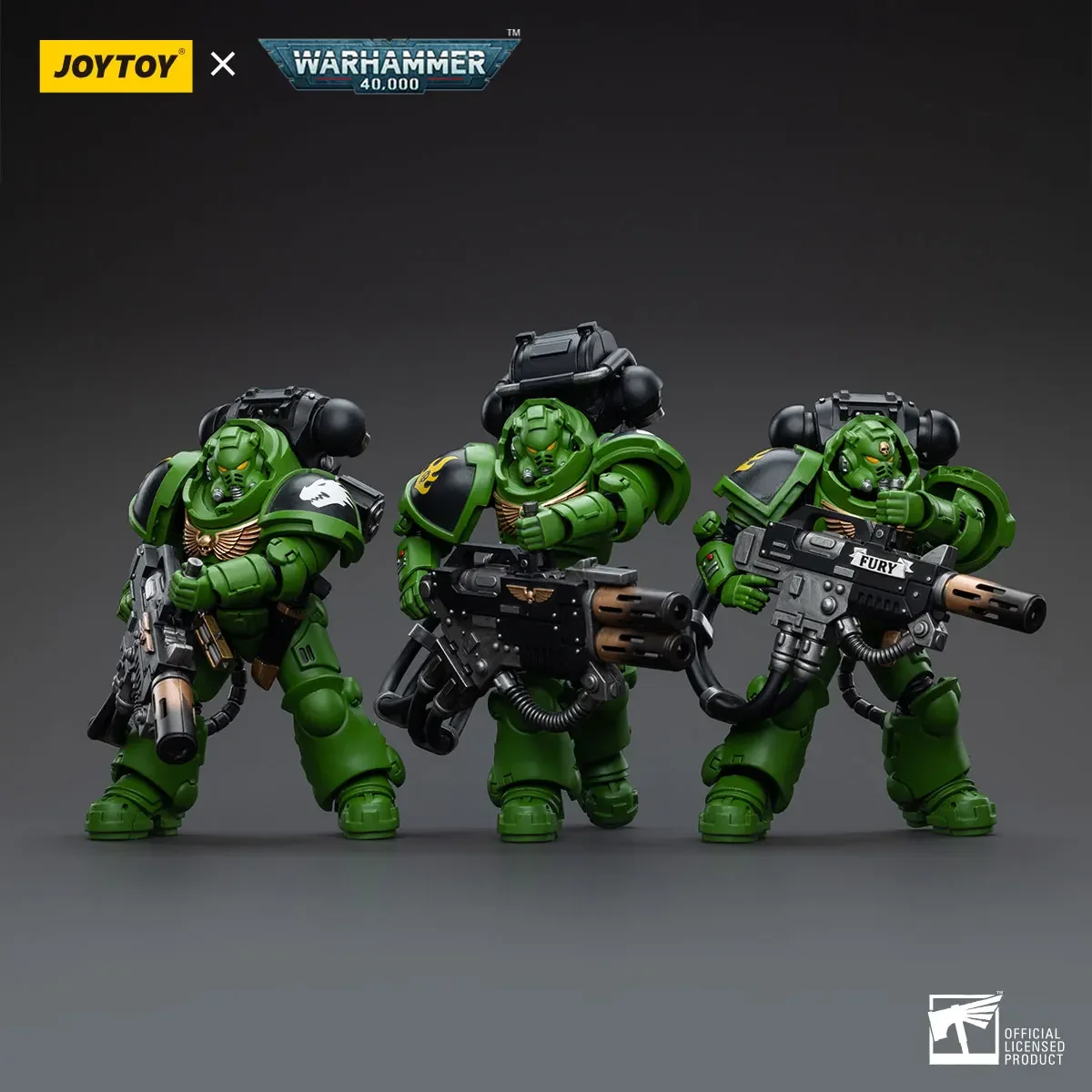 JOYTOY Dark Source Warhammer 40K Salamanders Team Eradicators Team 1/18 12.4cm Movable Joints Figure Model Toy