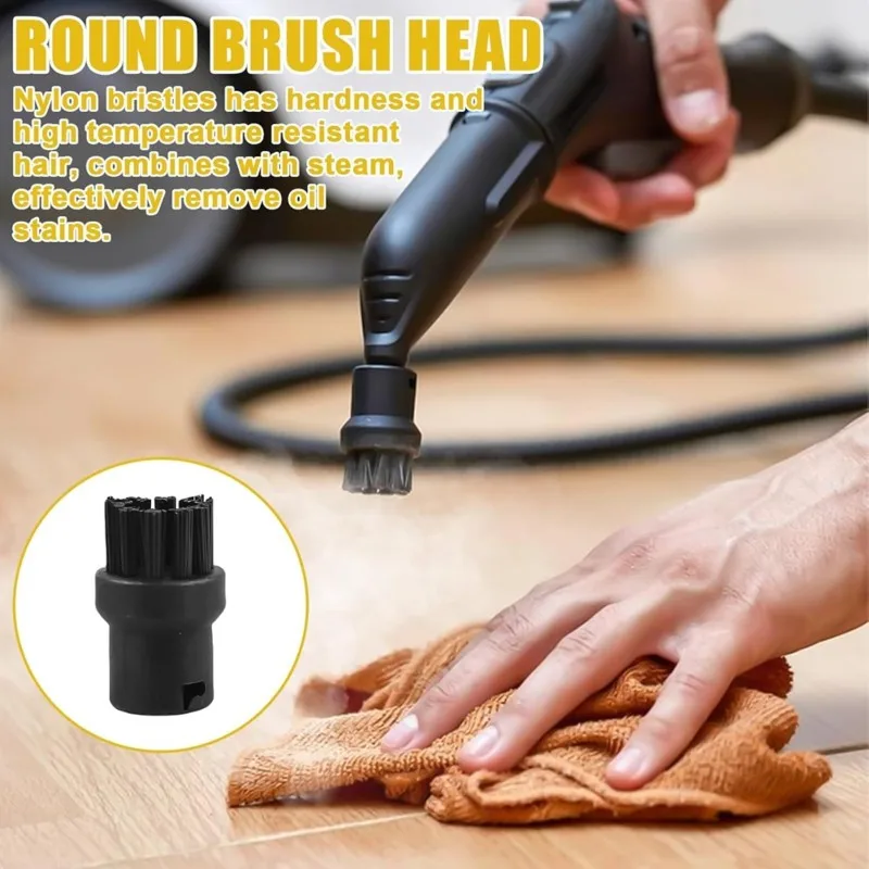 EMECE-Kit de buses de remplacement pour nettoyeur vapeur, avec brosse en nylon, pour l'élimination des taches tenaces, pour Karcher SC1 SC2 SC3 SC4 SC5 SC7 CTK10