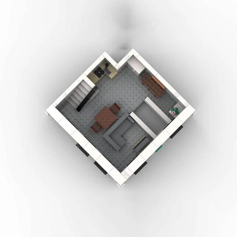 1724pcs MOC Modular Grocery Store Modification Cityed Model Building toy blocks DIY creative Christmas gift idea Education Brick