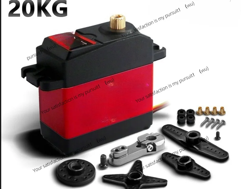 For Robotic Arm RC Climbing Car DIY Parts 20KG High Torque Metal Digital Servo 180 Degree