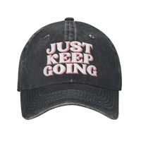 Baseball Cap JUST KEEP GOING Summer Casual Hip Hop Hats  Couple Women Custom DIY Hiking Fishing Breathable Baseball Caps