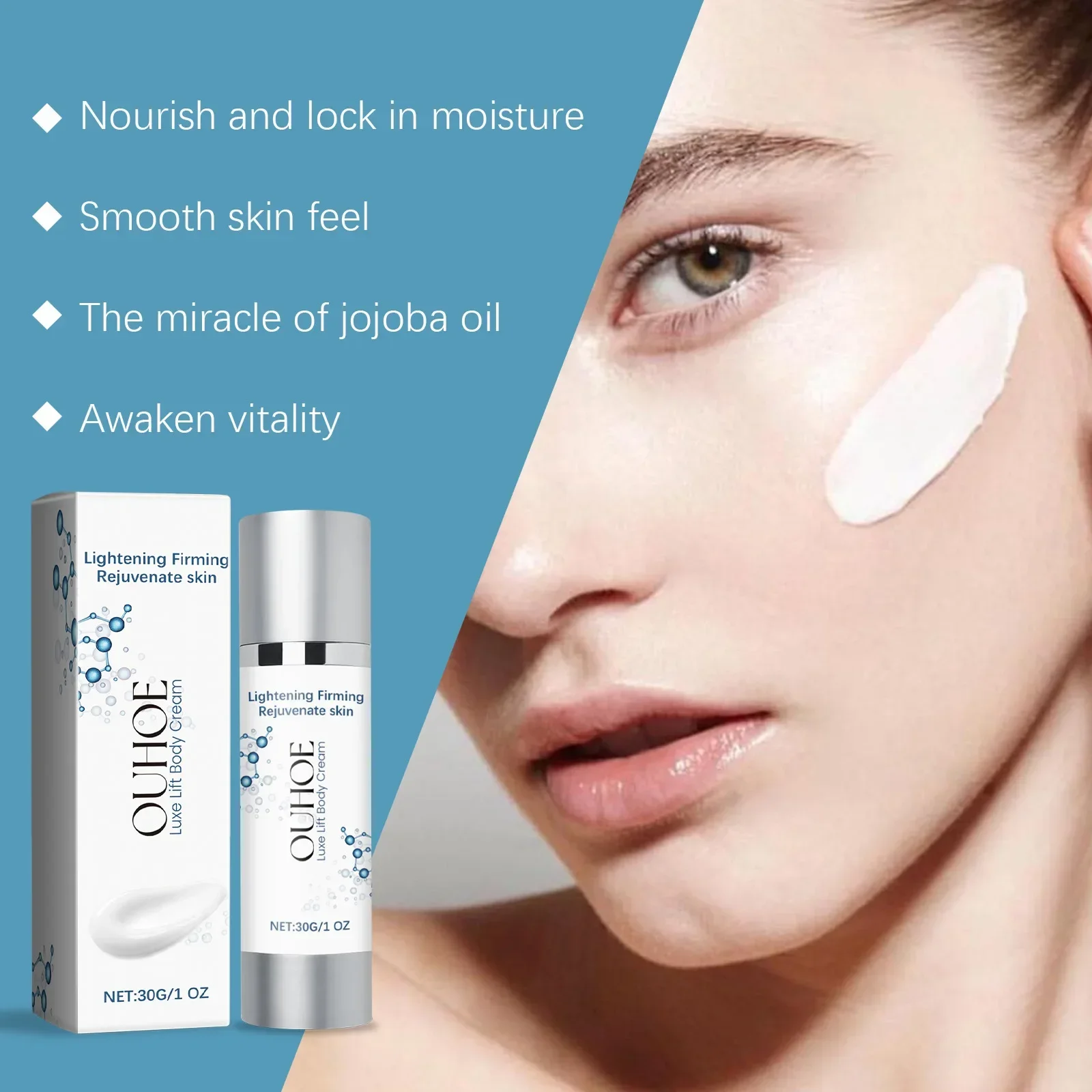 

Moisturizing Cream Delicate Pores Even Brightening Skin Smooth Skin Whitening Gentle Nourishing Bright and Repair Skin